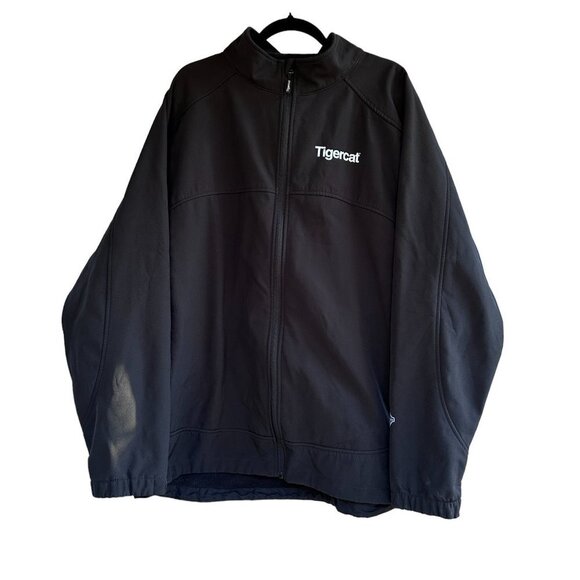 2/$30 Tigercat H2Xtreme Stormtech Waterproof Jacket Size 2XL Zip Up Black Work - Picture 1 of 15